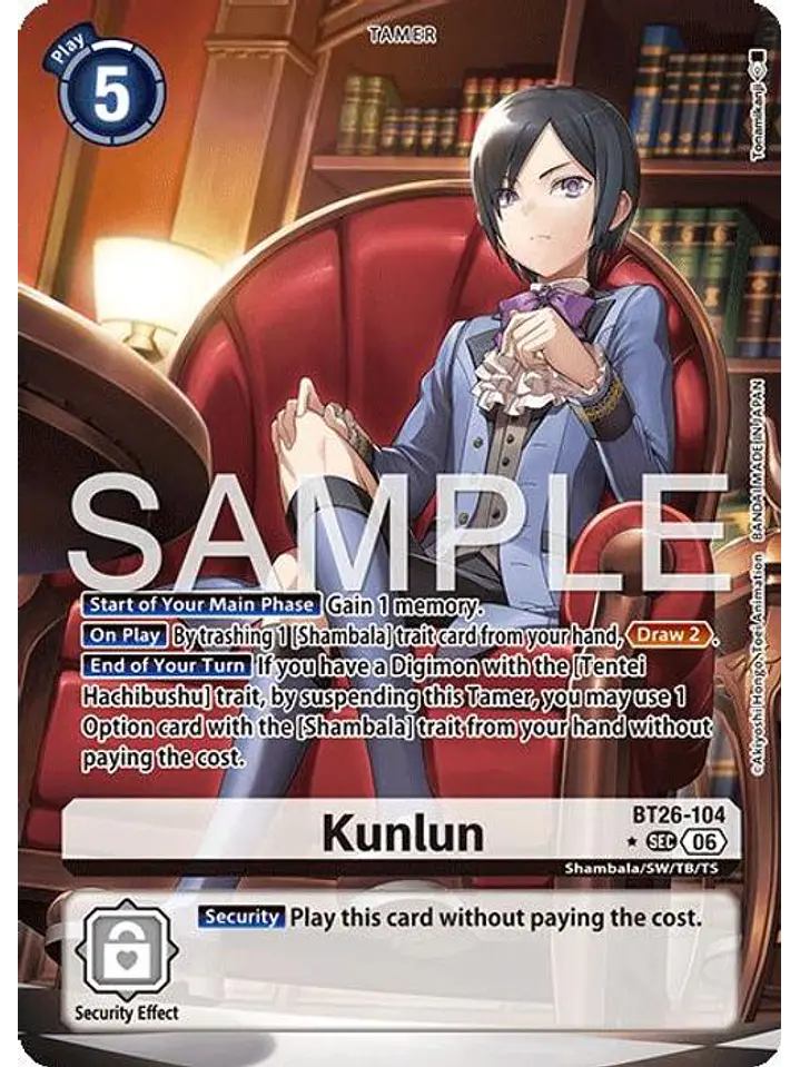 BT26-104 (Alternate Art) Kunlun 1
