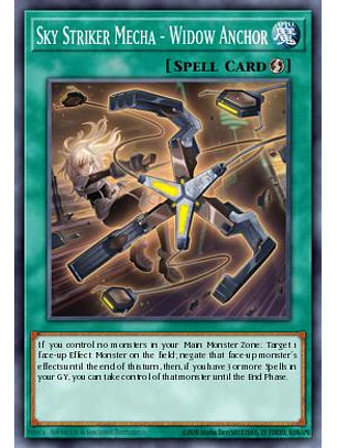 Sky Striker Mecha - Widow Anchor - MAMO-EN019 - Ultra Rare 1st Edition