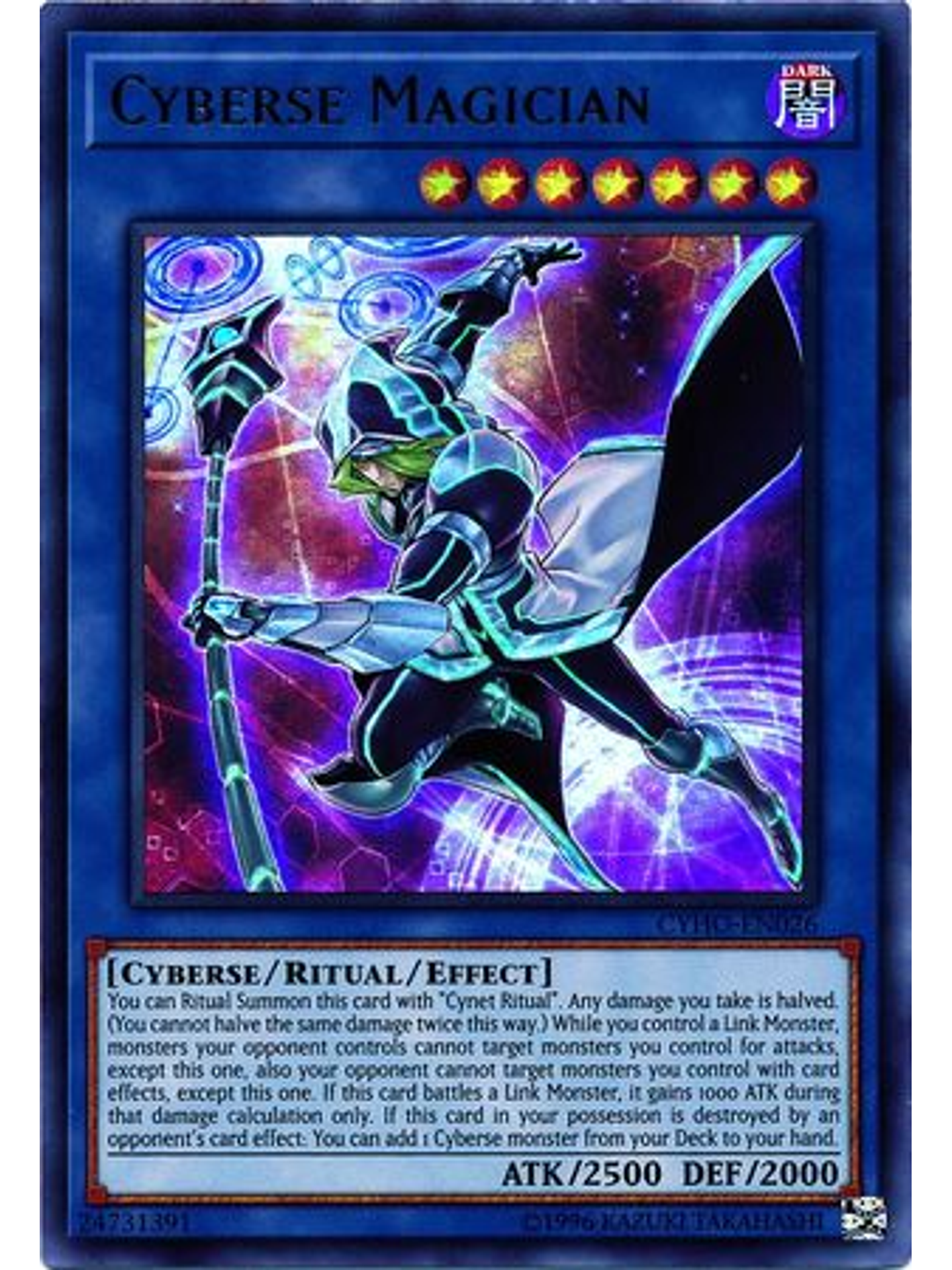 Cyberse Magician - CYHO-EN026 - Ultra Rare Unlimited 1