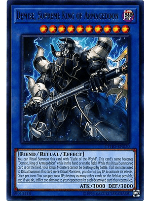 Demise, Supreme King of Armageddon - CYHO-EN030 - Rare Unlimited