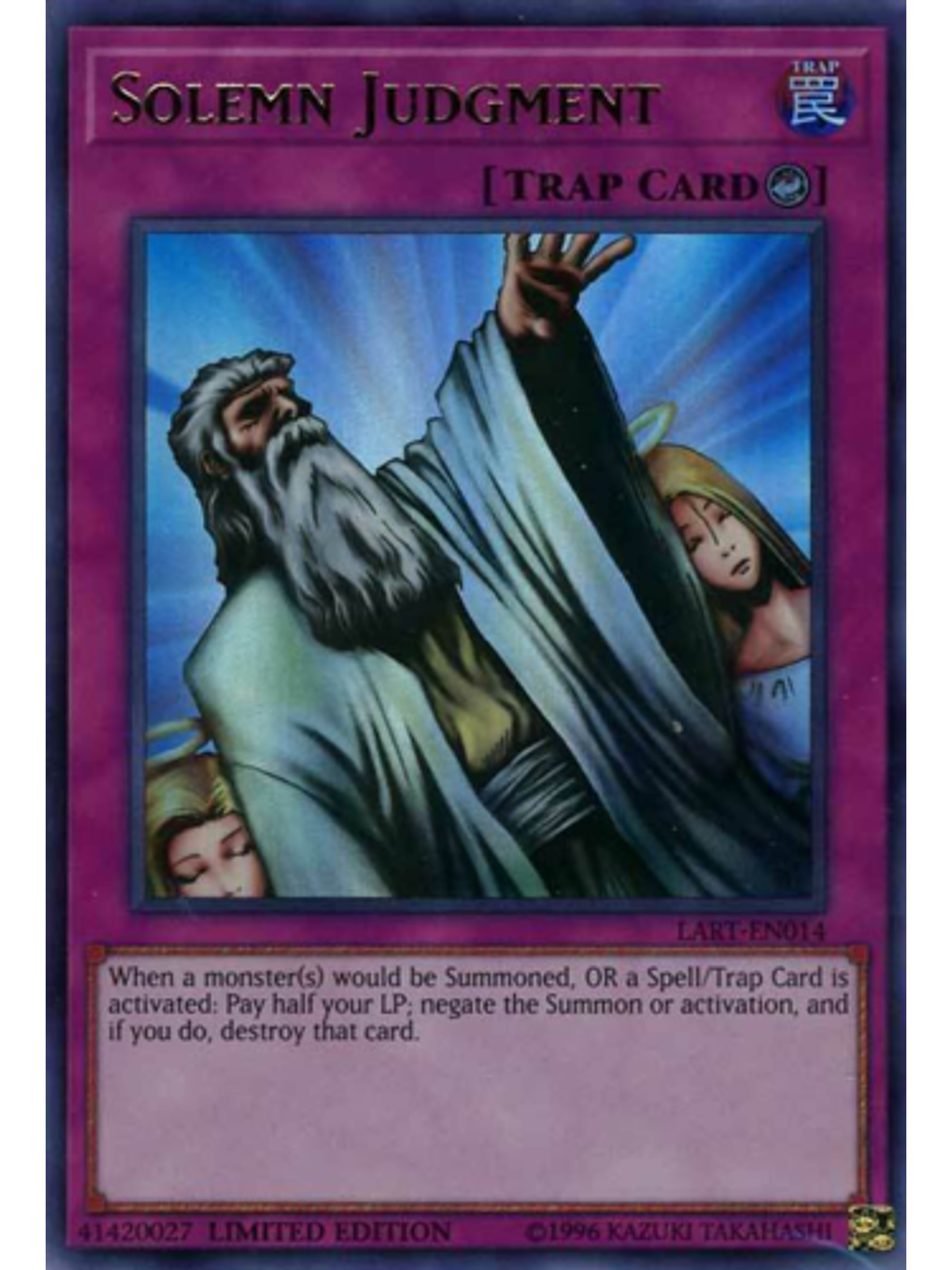 Solemn Judgment - LART-EN014 -Ultra Rare Limited Edition 1