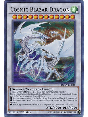 Cosmic Blazar Dragon - DUSA-EN034 - Ultra Rare 1st Edition