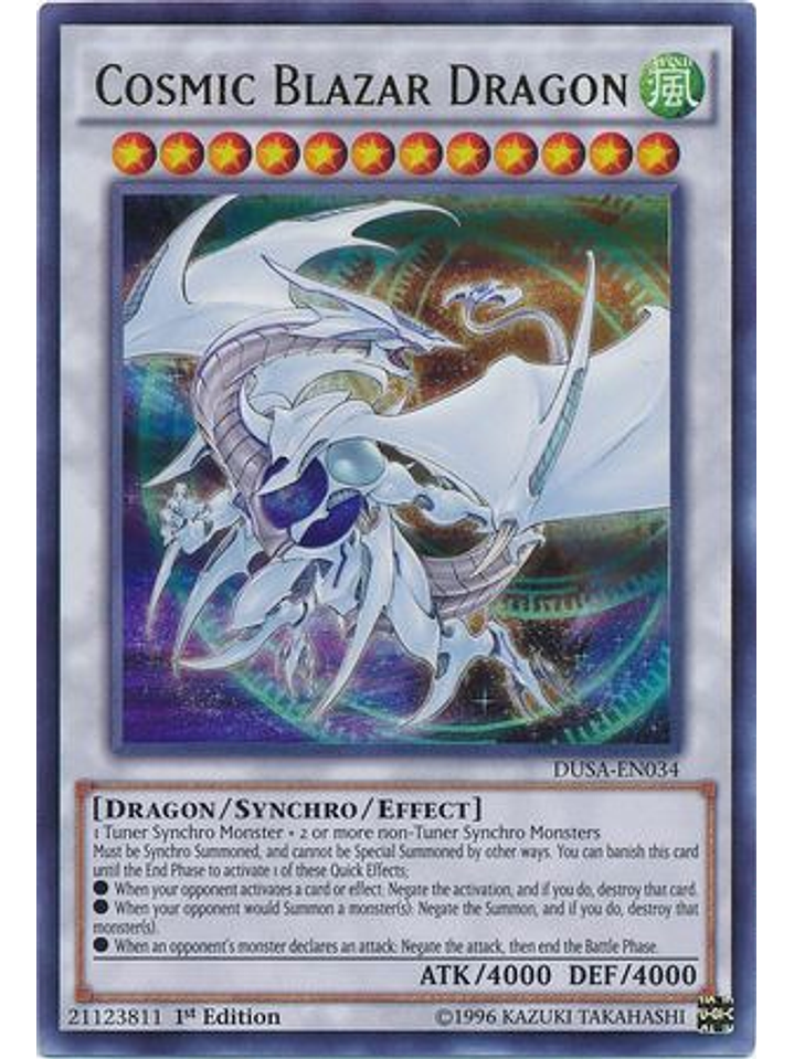 Cosmic Blazar Dragon - DUSA-EN034 - Ultra Rare 1st Edition 1