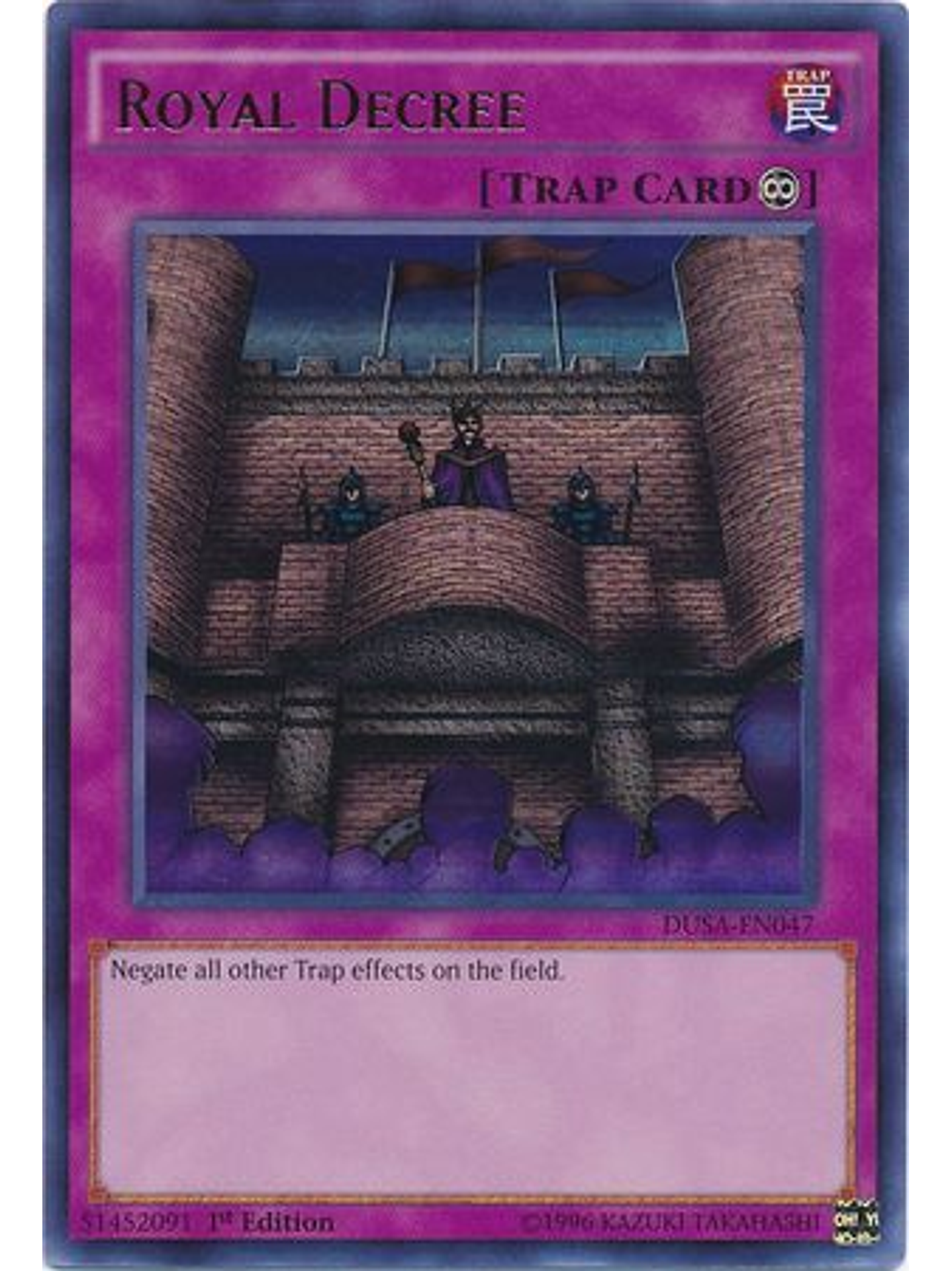 Royal Decree - DUSA-EN047 - Ultra Rare 1st Edition 1