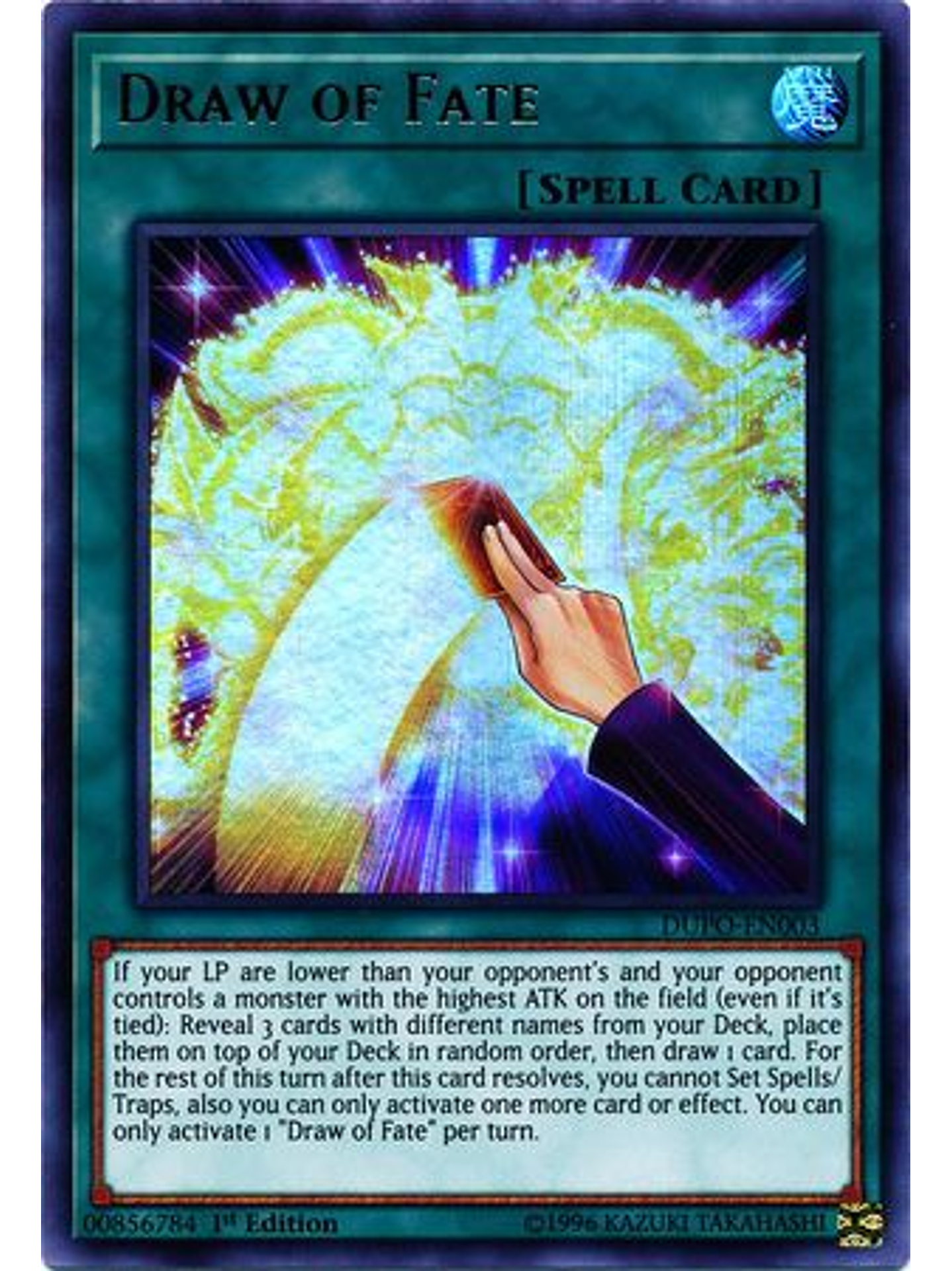 Draw of Fate - DUPO-EN003 - Ultra Rare 1st Edition 1