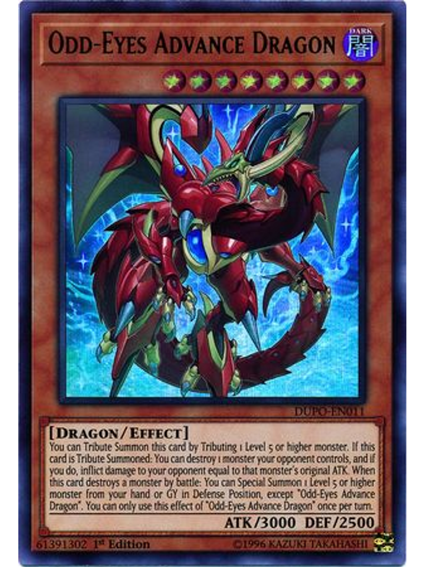 Odd-eyes Advance Dragon - dupo-en011 - Ultra Rare 1st Edition 1