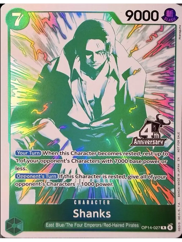 OP14-027 (Alternate Art) Shanks 1
