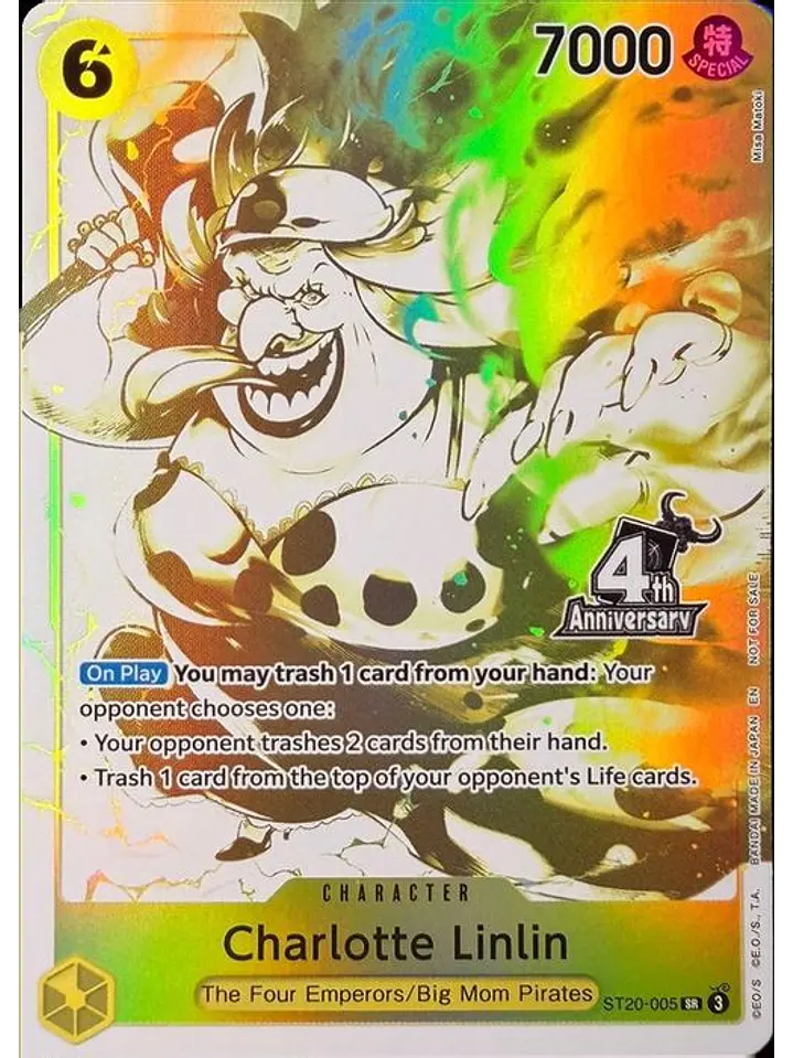 ST20-005 (Alternate Art) Charlotte Linlin 1