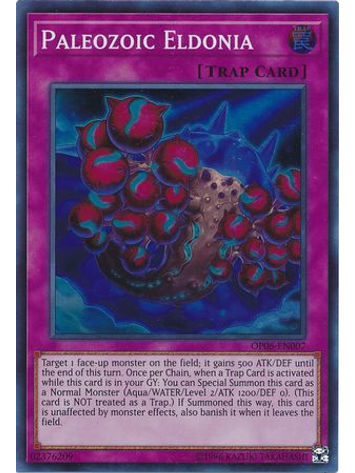 Paleozoic Eldonia - OP06-EN007 - Super Rare 1