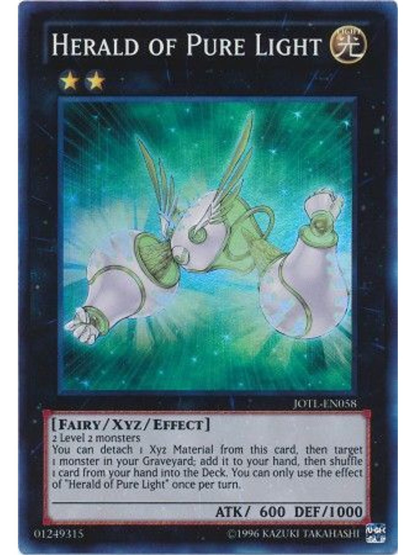 Herald of Pure Light - JOTL-EN058 - Super Rare Unlimited 1