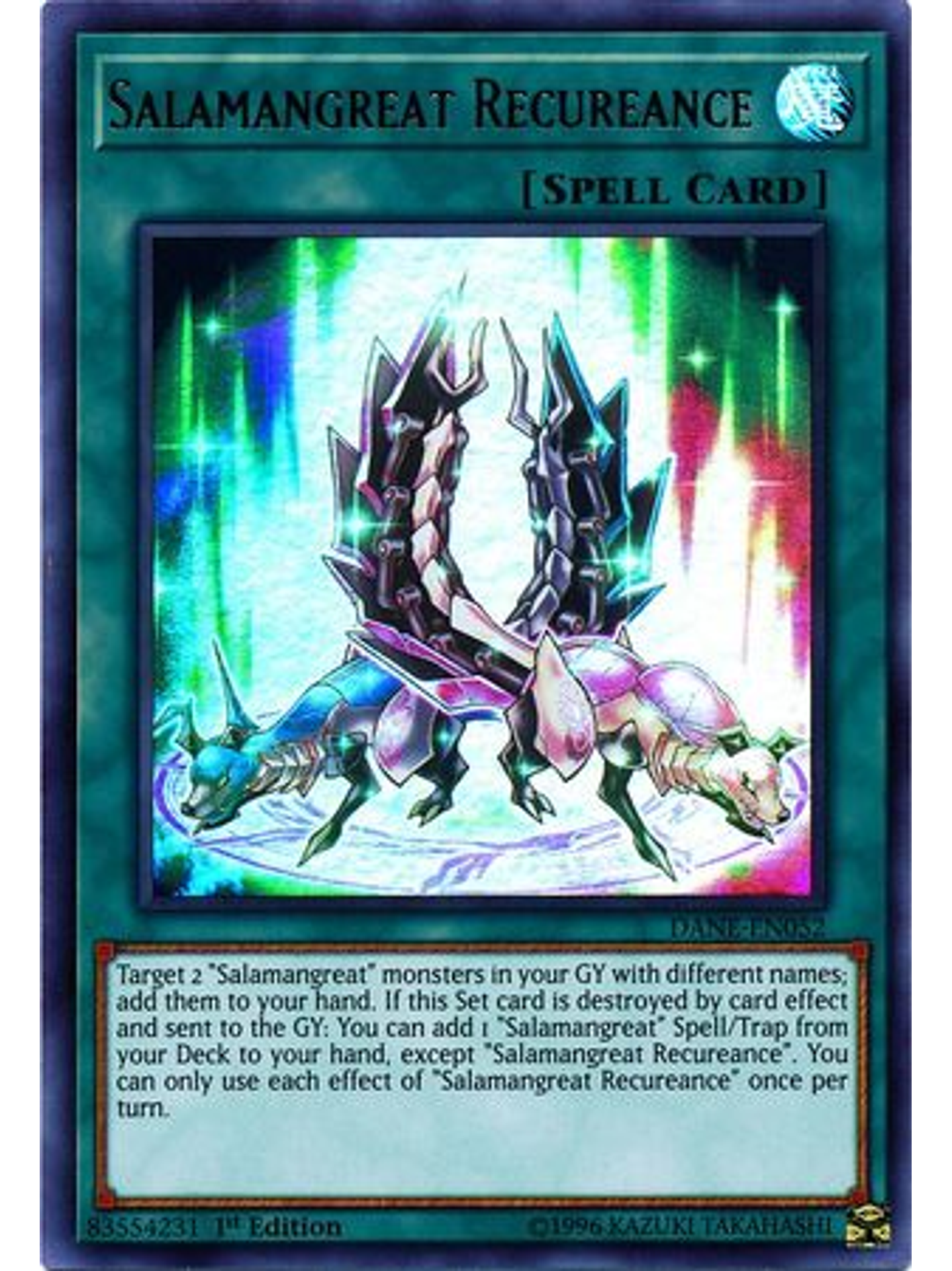 Salamangreat Recureance - DANE-EN052 - Ultra Rare 1st Edition 1