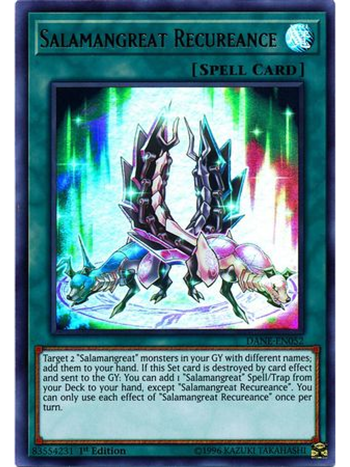 Salamangreat Recureance - DANE-EN052 - Ultra Rare 1st Edition 1