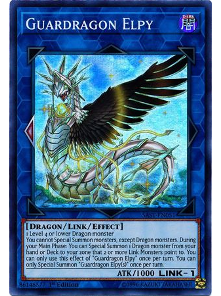 Guardragon Elpy - SAST-EN051 - Super Rare 1st Edition 1