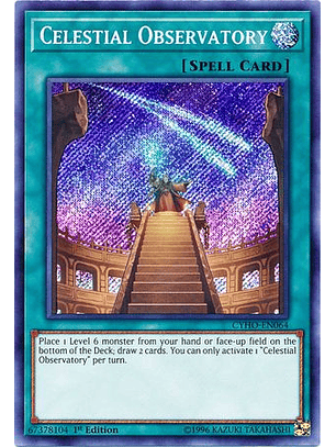 Celestial Observatory - CYHO-EN064 - Secret Rare 1st Edition