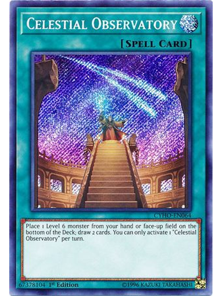 Celestial Observatory - CYHO-EN064 - Secret Rare 1st Edition 1