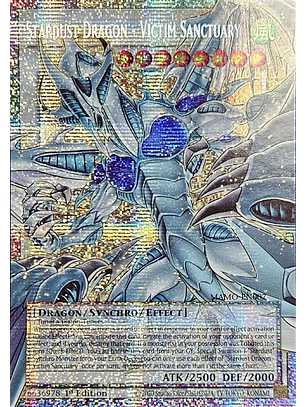 Stardust Dragon - Victim Sanctuary (extended art) - MAMO-EN007 - Starlight Rare 1st Edition