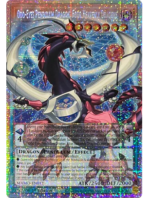 Odd-Eyes Pendulum Dragon, Four Heavenly Dragons (extended art) - MAMO-EN013 - Starlight Rare 1st Edition