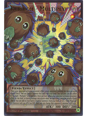 Kuriboh - Multiply! (extended art) - MAMO-EN002 - Ultra Rare 1st Edition