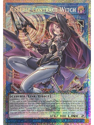 Cyberse Contract Witch (extended art) - MAMO-EN018 - Starlight Rare 1st Edition
