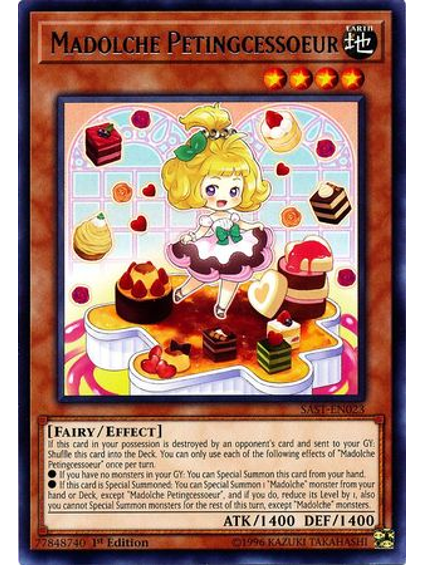 Madolche Petingcessoeur - SAST-EN023 - Rare 1st Edition 1