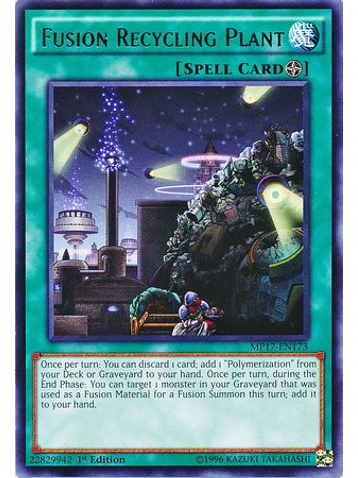 Fusion Recycling Plant - MP17-EN173 - Rare 1st Edition 1