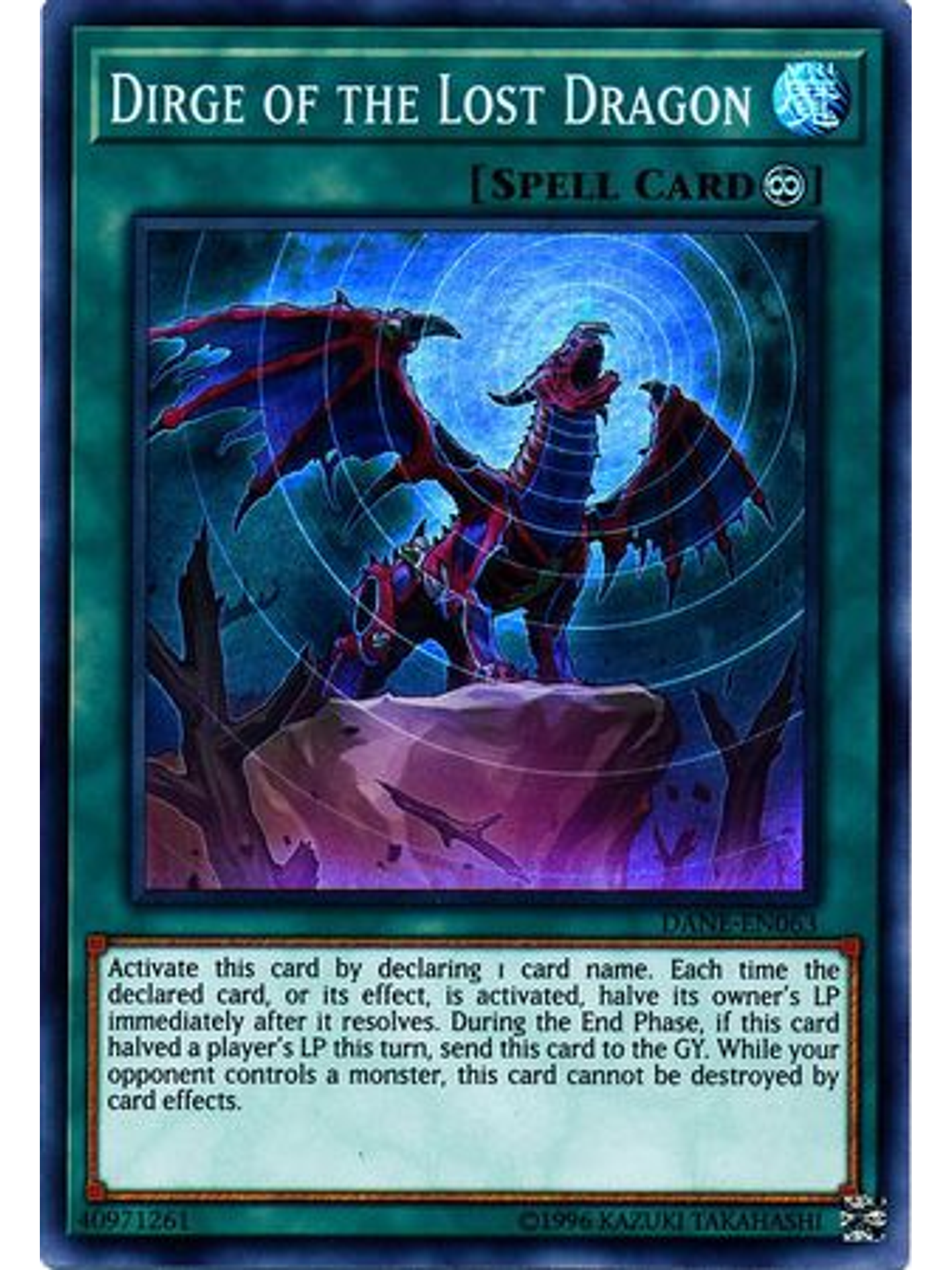 Dirge of the Lost Dragon - DANE-EN063 - Super Rare Unlimited 1