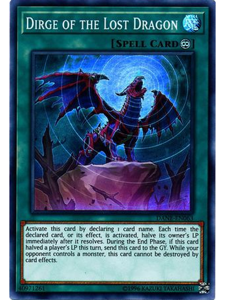 Dirge of the Lost Dragon - DANE-EN063 - Super Rare Unlimited 1