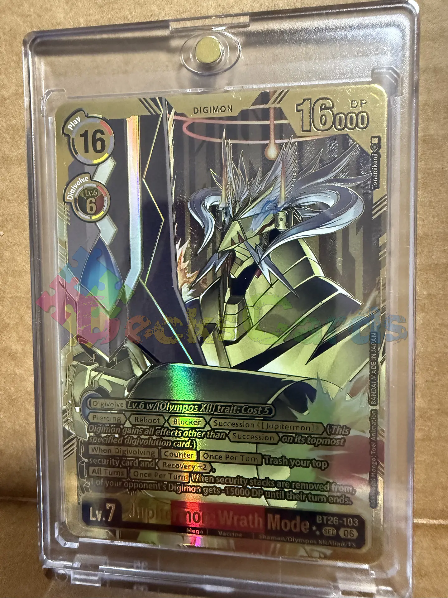 BT26-103 (Rare Pull) Jupitermon: Wrath Mode 2