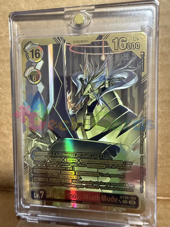 BT26-103 (Rare Pull) Jupitermon: Wrath Mode 2