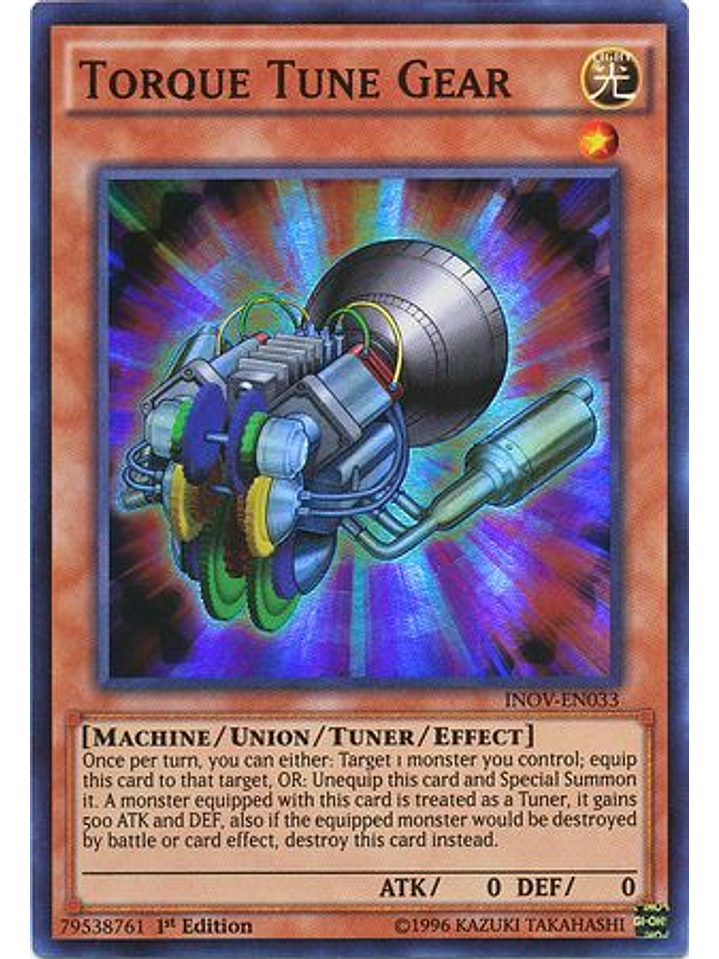 Torque Tune Gear - inov-en033 - Super Rare 1st Edition 1