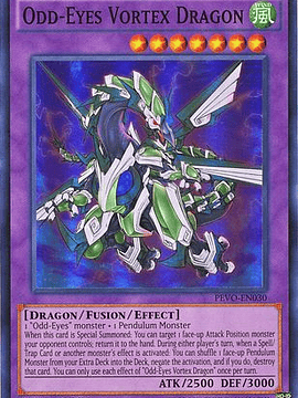 Odd-Eyes Vortex Dragon - PEVO-EN030 - Super Rare 1st Edition