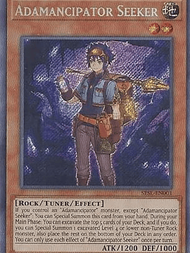 Adamancipator Seeker - SESL-EN001 - Secret Rare 1st Edition