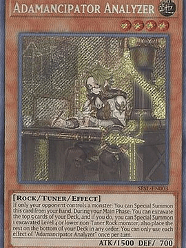 Adamancipator Analyzer - SESL-EN003 - Secret Rare 1st Edition