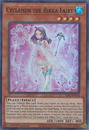 Cyclamen the Rikka Fairy - SESL-EN016 - Super Rare 1st Edition