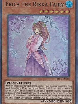 Erica the Rikka Fairy - SESL-EN018 - Super Rare 1st Edition
