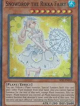 Snowdrop the Rikka Fairy - SESL-EN019 - Super Rare 1st Edition