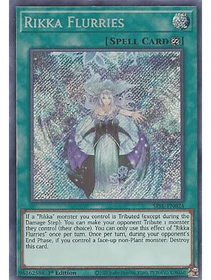 Rikka Flurries - SESL-EN024 - Secret Rare 1st Edition