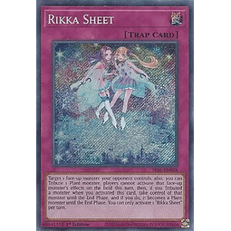 Rikka Sheet - SESL-EN026 - Secret Rare 1st Edition