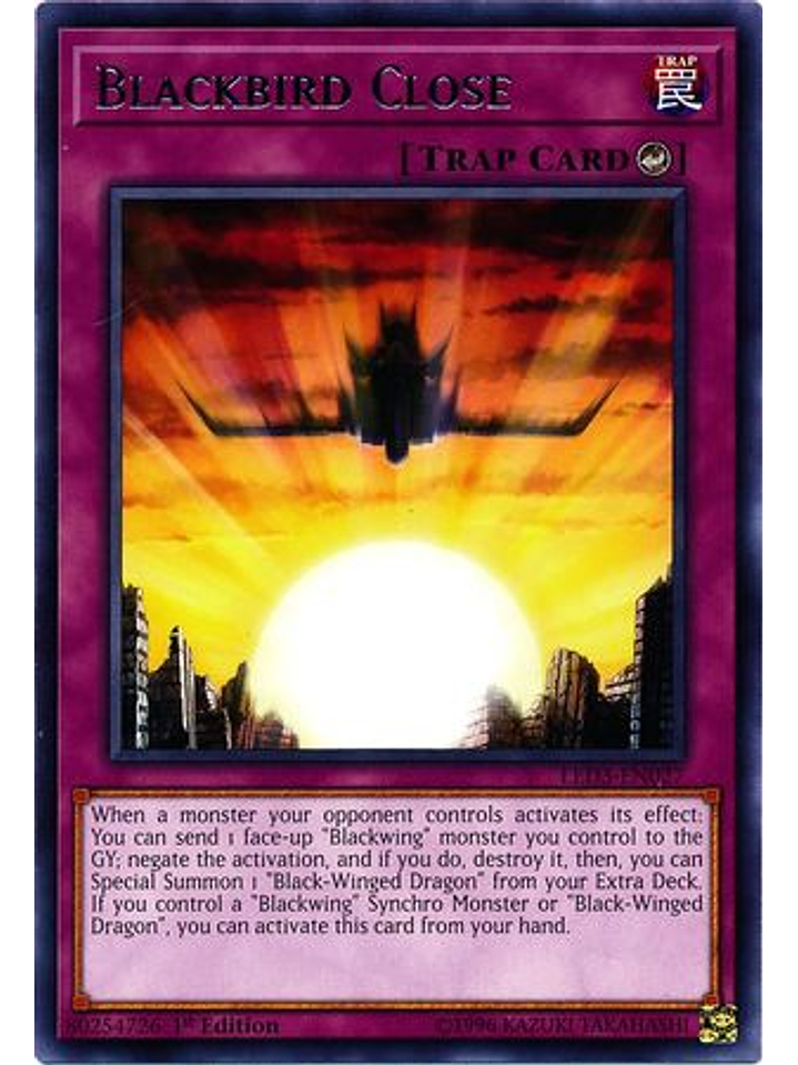 Blackbird Close - LED3-EN027 - Rare 1st Edition 1