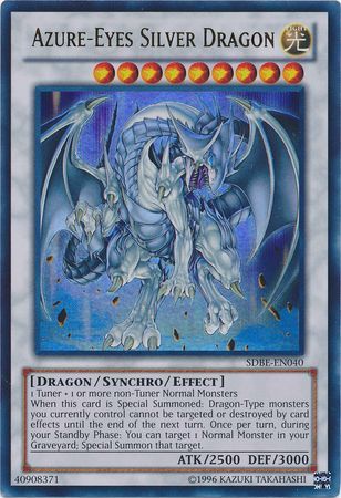 Azure-Eyes Silver Dragon - SDBE-EN040 - Ultra Rare Unlimited