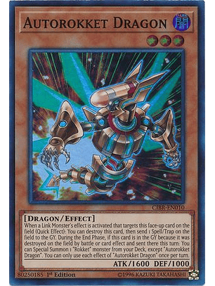 Autorokket Dragon - CIBR-EN010 - Super Rare 1st Edition