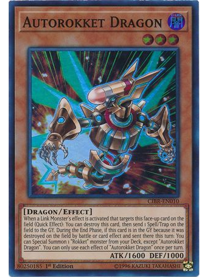 Autorokket Dragon - CIBR-EN010 - Super Rare 1st Edition 1