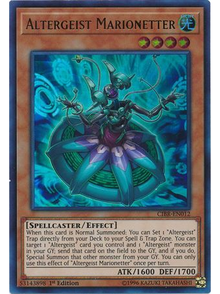 Altergeist Marionetter - CIBR-EN012 - Ultra Rare 1st Edition 1