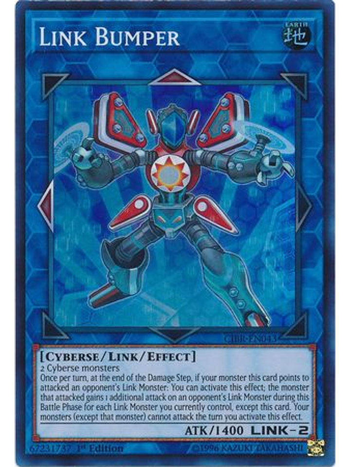 Link Bumper - CIBR-EN043 - Super Rare 1st Edition 1