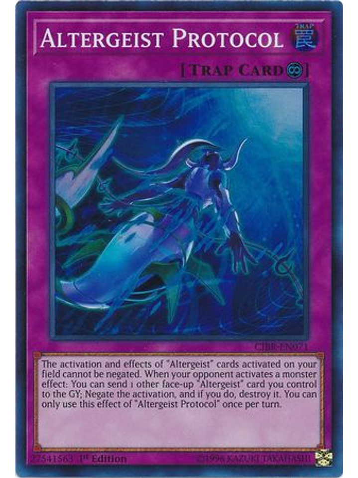 Altergeist Protocol - CIBR-EN071 - Super Rare 1st Edition 1