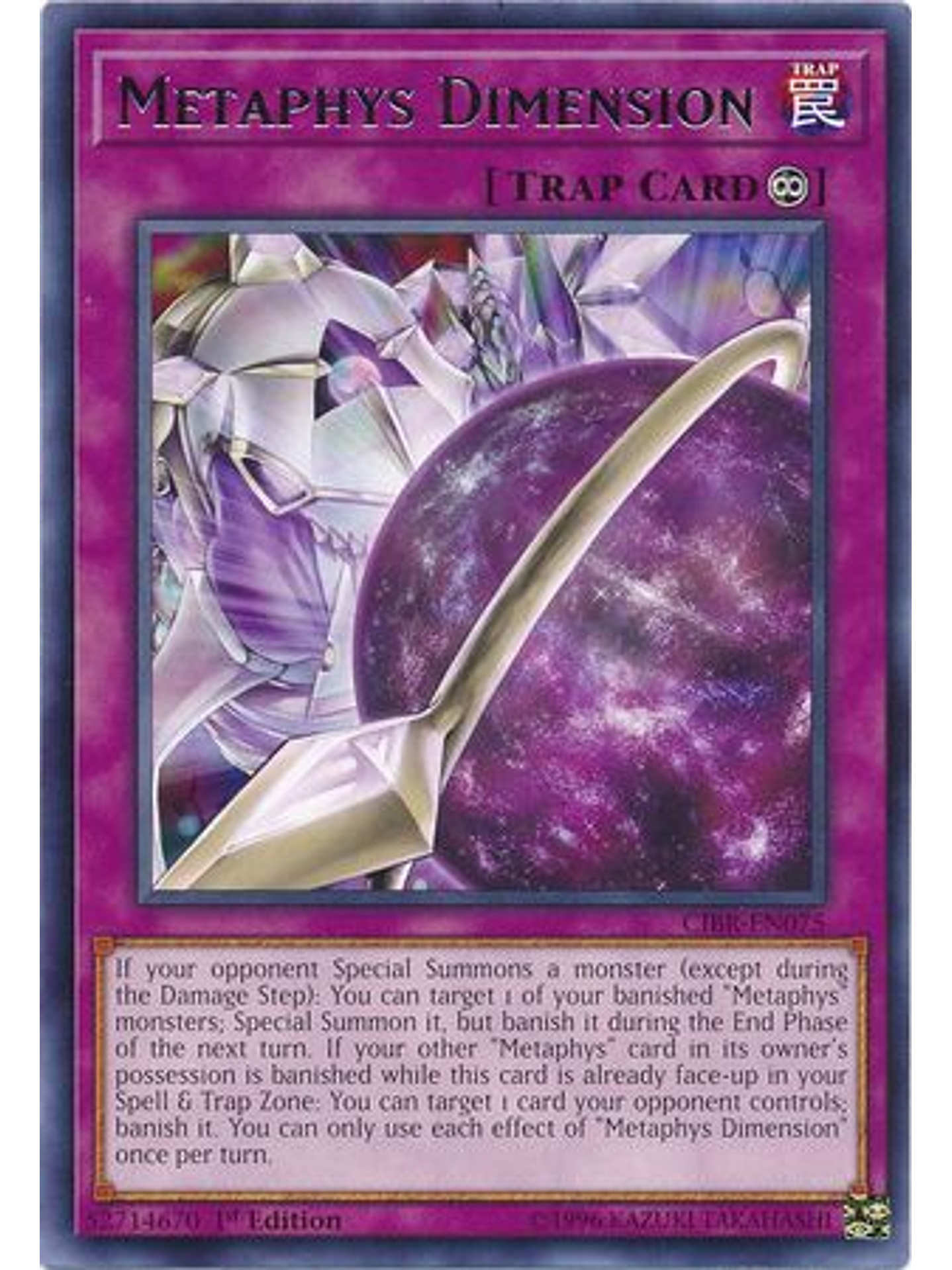 Metaphys Dimension - CIBR-EN075 - Rare 1st Edition 1