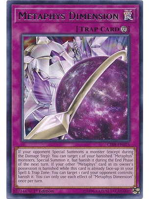 Metaphys Dimension - CIBR-EN075 - Rare 1st Edition