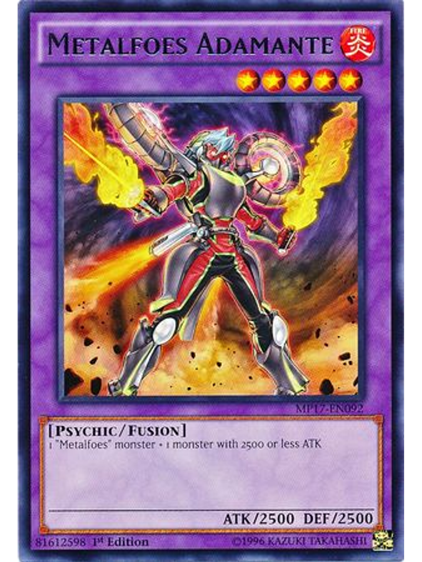 Metalfoes Adamante - MP17-EN092 - Rare 1st Edition 1