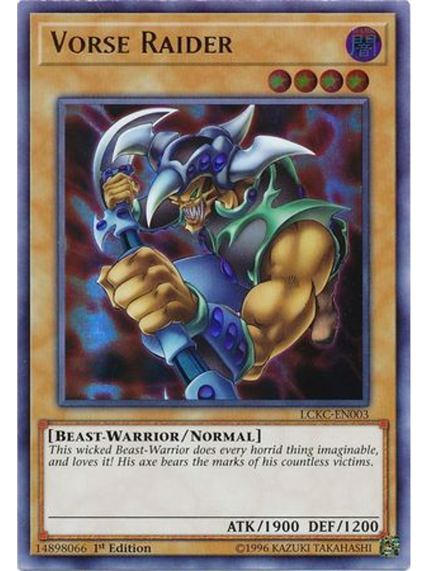 Vorse Raider - LCKC-EN003 - Ultra Rare 1st Edition 1