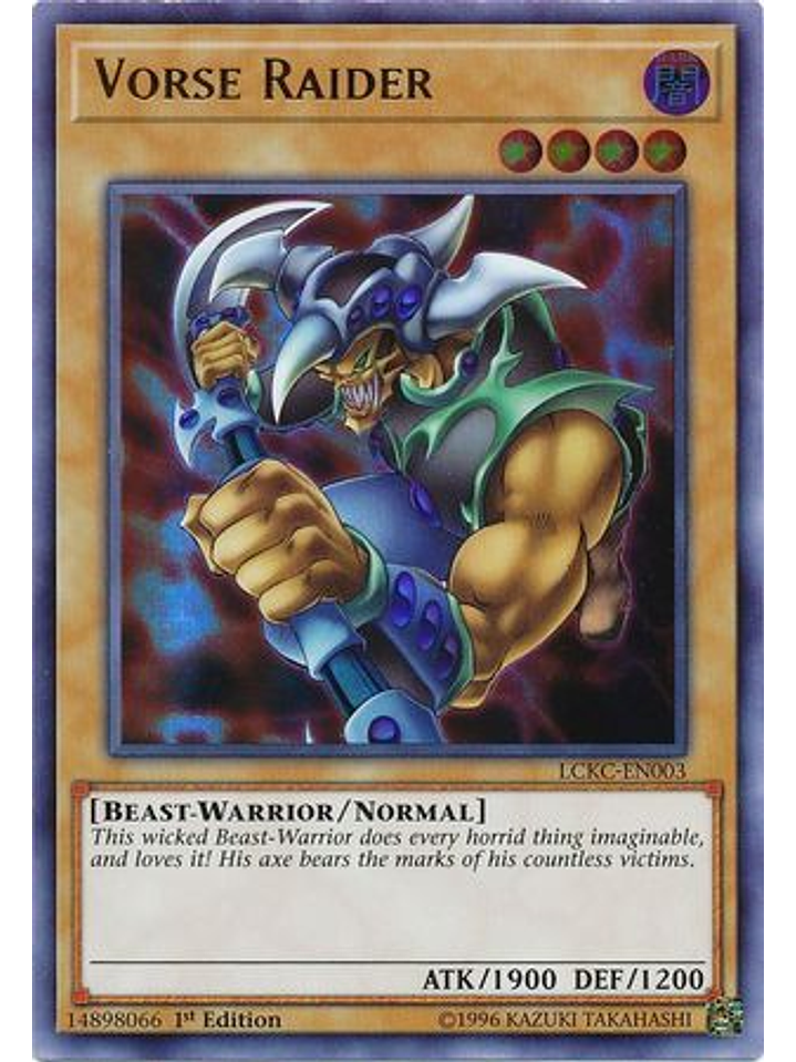 Vorse Raider - LCKC-EN003 - Ultra Rare 1st Edition 1